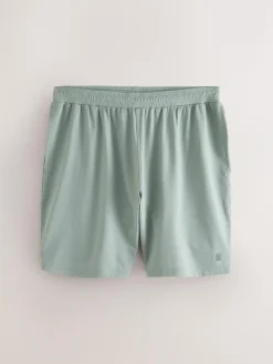 Best Next Active Gym Textured Training Shorts Sage Green