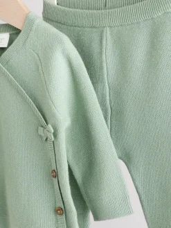 Next Baby Knitted Wrap Jumper and Leggings 2 Piece Set (0mths-2yrs)^ Baby Winter Clothing|Sets & Coords