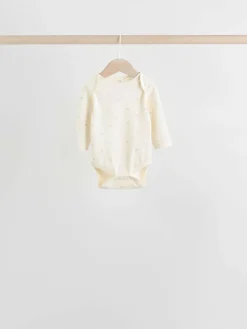 Clearance Next Baby Long Sleeve Bodysuits 5 Pack Sage Green