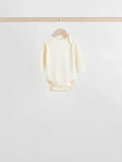 Clearance Next Baby Long Sleeve Bodysuits 5 Pack Sage Green