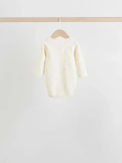 Clearance Next Baby Long Sleeve Bodysuits 5 Pack Sage Green