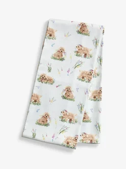 Next Sage Green Charlie The Cockapoo Wipe Clean Table Cloth^ Table Linen, Placemats & Coasters