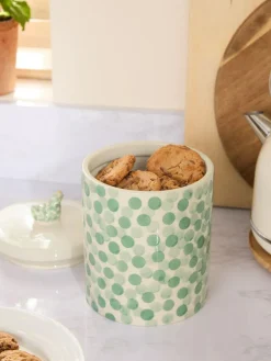 Sale Next Sage Green Chicken Ceramic Biscuit Jar