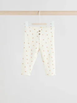 Next Sage Green/ Cream Ditsy Baby Frill Collar Sweater and Leggings 2 Piece Set (0mths-2yrs)^ Sweatshirts & Hoodies|Sets & Coords