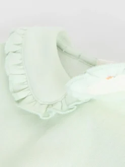 Next Sage Green/ Cream Ditsy Baby Frill Collar Sweater and Leggings 2 Piece Set (0mths-2yrs)^ Sweatshirts & Hoodies|Sets & Coords