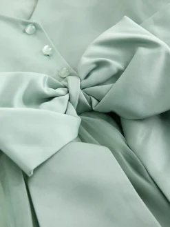 Clearance Next Flower Girl Bow Dress (3-12yrs) Sage Green