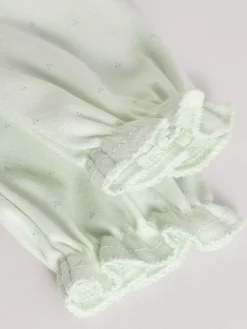 Best Next Family Baby Sleepsuit (0-2yrs) Sage Green Little Sister