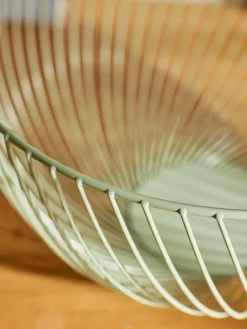 Clearance Next Moderna Wire Fruit Bowl Sage Green