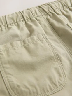 Next Sage Green Pull On Shorts (3mths-7yrs)^BOY Shorts|Shorts