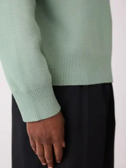 Next Sage Green Relaxed Fit Snoopy Graphic Print Crew Neck Jumper^ Knitwear|Knitwear