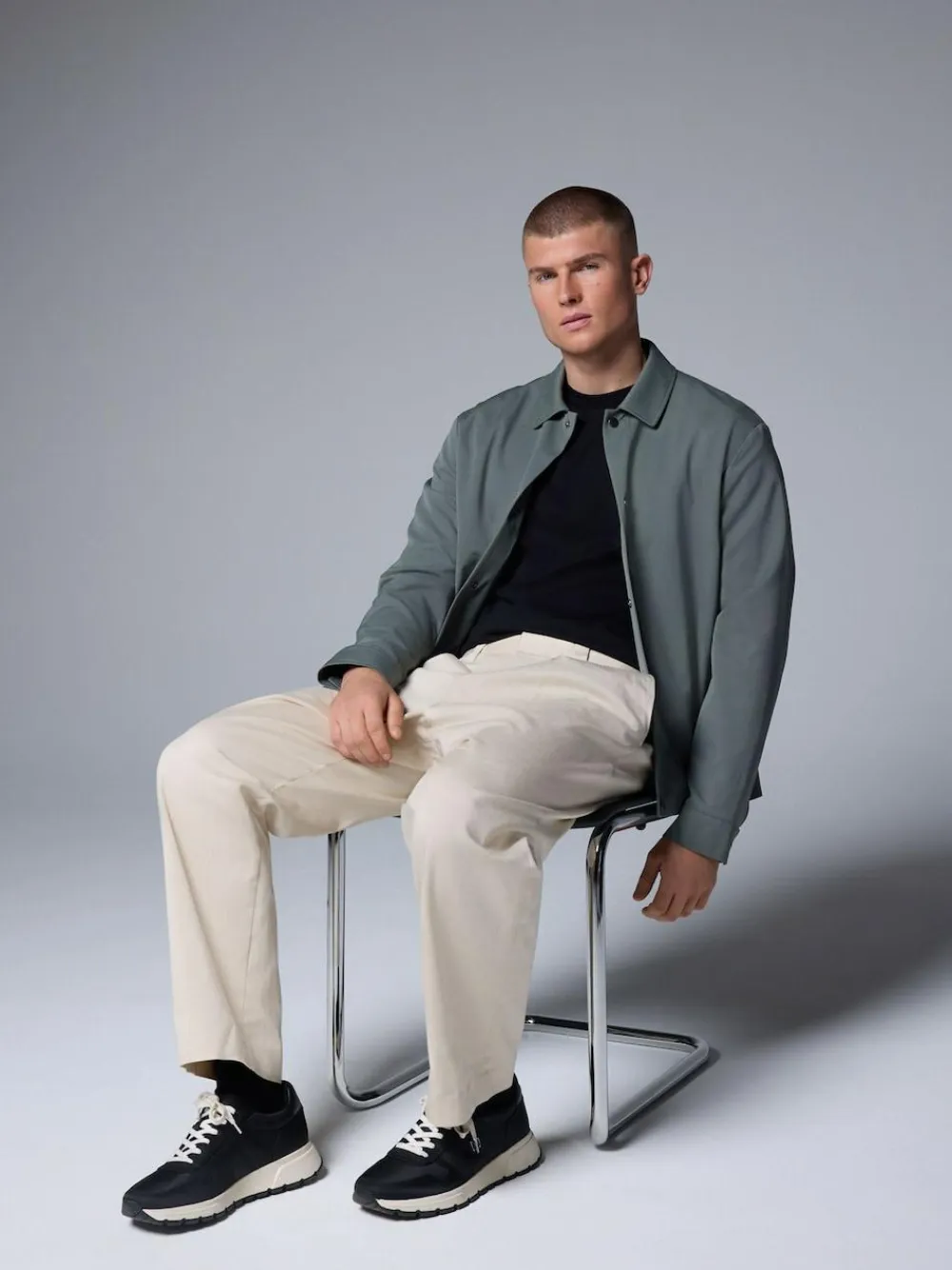 New Next Smart Coach Jacket Sage Green