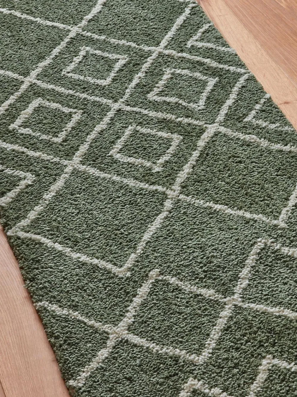 Next Sage Green Smart Global Berber Runner^ Rugs & Runners