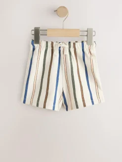 Next Textured Shorts 3 Pack (3mths-7yrs)^BOY Shorts|Shorts