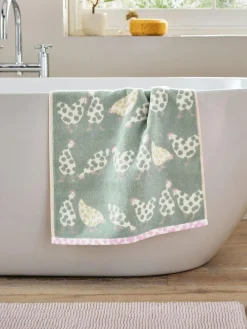 Hot Next Sage Green Spring Pat Chicken Towel