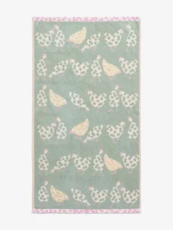 Hot Next Sage Green Spring Pat Chicken Towel