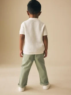 Next Sage Green Stretch Chino Trousers (3mths-7yrs)^BOY Pants & Leggings|Joggers