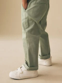 Next Sage Green Stretch Chino Trousers (3mths-7yrs)^BOY Pants & Leggings|Joggers