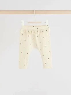 Next Sage Green/Coral/Ditsy Baby Leggings 4 Pack (0mths-2yrs)^ Pants & Leggings|Pants & Leggings