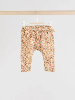 Next Sage Green/Coral/Ditsy Baby Leggings 4 Pack (0mths-2yrs)^ Pants & Leggings|Pants & Leggings