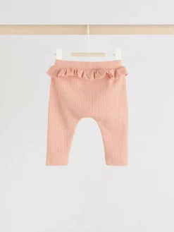 Next Sage Green/Coral/Ditsy Baby Leggings 4 Pack (0mths-2yrs)^ Pants & Leggings|Pants & Leggings