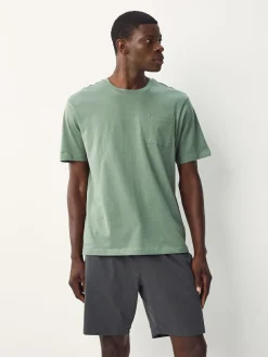 Best Next Sage Green/Slate Grey Jersey Short Pyjamas Set 2 Pack
