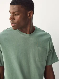 Best Next Sage Green/Slate Grey Jersey Short Pyjamas Set 2 Pack