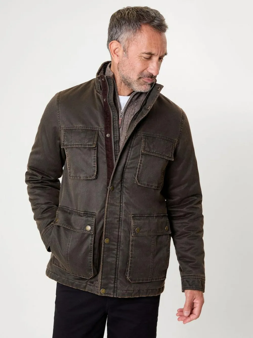 Saltwell Utility Brown Jacket^ Coats & Jackets|Coats & Jackets