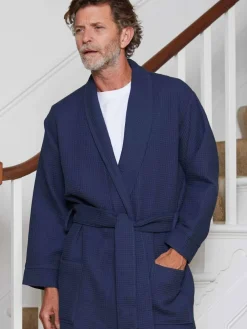 Savile Row Company Cotton Waffle Dressing Gown^ Bathrobe