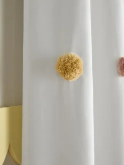 Next Scandi Pom Eyelet Blackout Curtains^ Curtains & Blinds