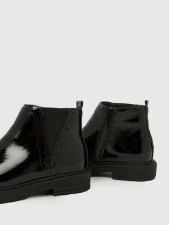 Online Schuh Black Crystal Boots