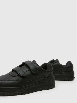 Discount Schuh Black Machinery Touch Fastening Trainers