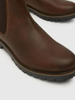 Sale Schuh Standard Fit Dawson Leather Chelsea Boots Brown