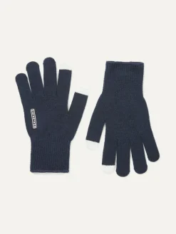 Online Sealskinz Blue Hanworth Solo Merino Gloves