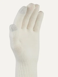 Online Sealskinz Cream Hanworth Solo Merino Gloves