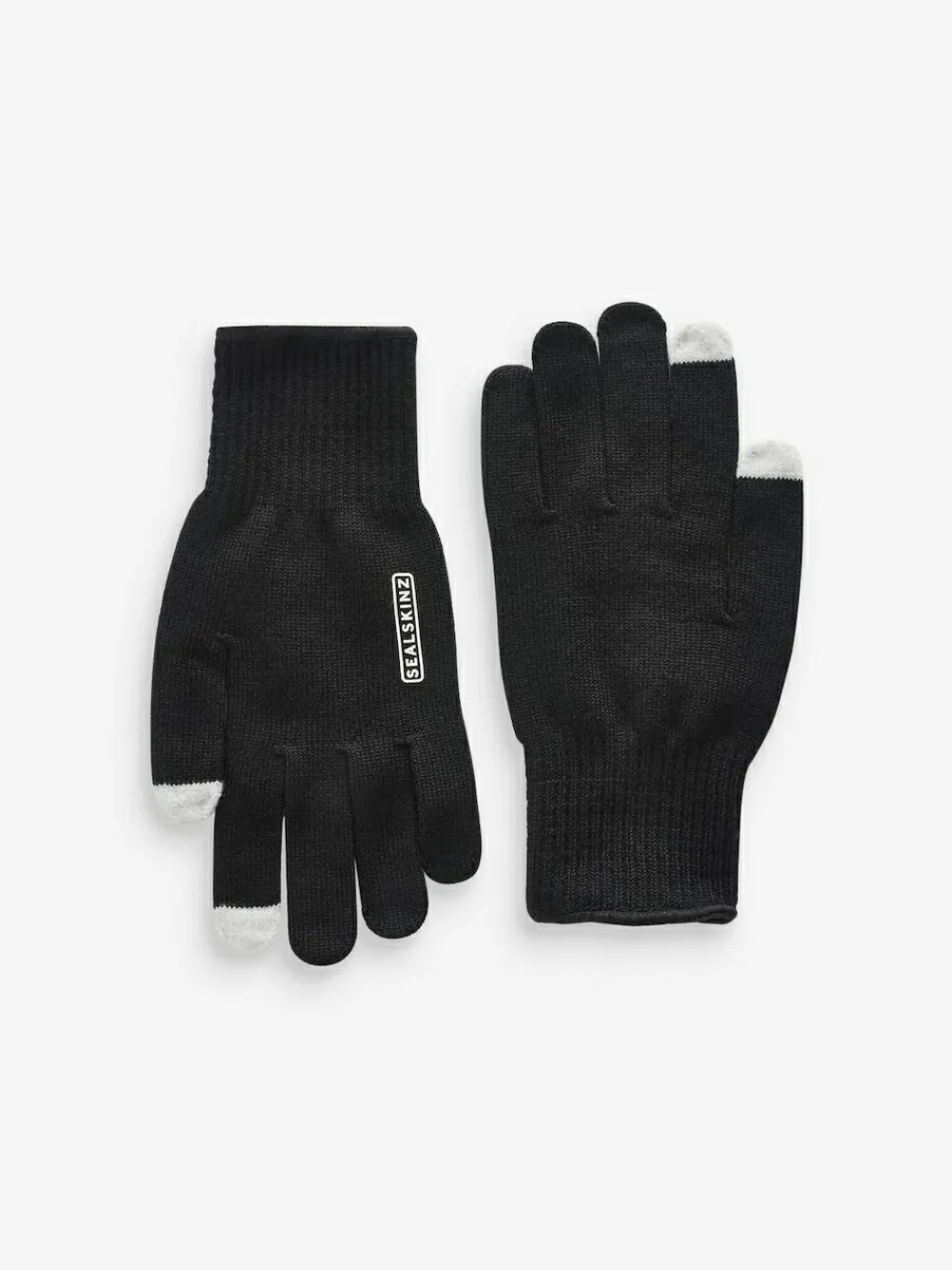 Outlet Sealskinz Hanworth Solo Merino Black Gloves