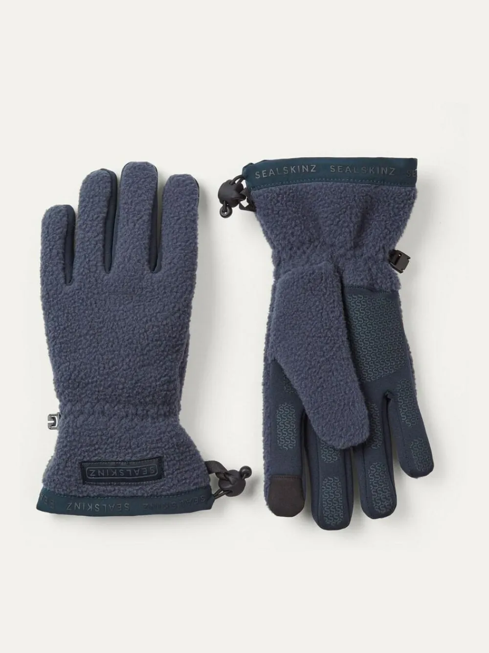 Outlet Sealskinz Hoveton Waterproof Heavy Sherpa Fleece Gloves Blue