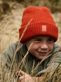 Online Sealskinz Kids Ruston Waterproof Cold Weather Roll Cuff Beanie Orange