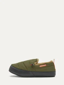 Best Sealskinz Shelton Quilted Slippers Green