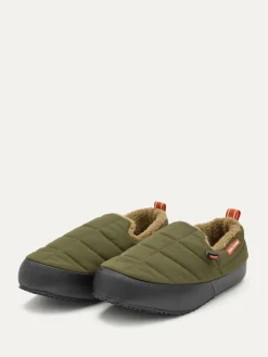 Best Sealskinz Shelton Quilted Slippers Green