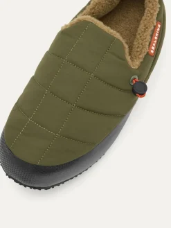 Best Sealskinz Shelton Quilted Slippers Green