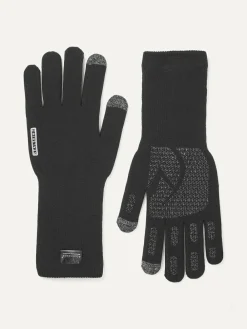 Sealskinz Skeyton Waterproof All Weather Ultra Grip Knitted Gauntlet Black Gloves^ Hats, Gloves & Scarves|Hats, Scarves & Gloves