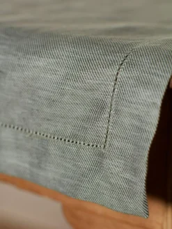 Outlet Secret Linen Store Twill Table Runner Olive Green