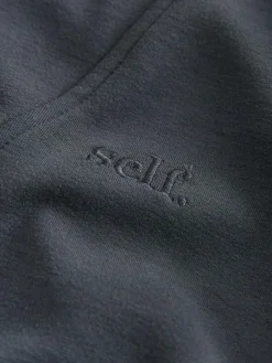 New self. Half Zip Modal Sweatshirt Blue