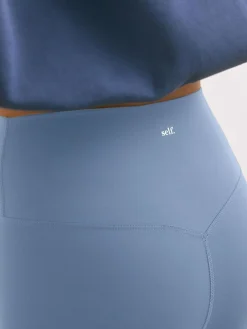 self. Blue High Waist Leggings^Women Loungewear
