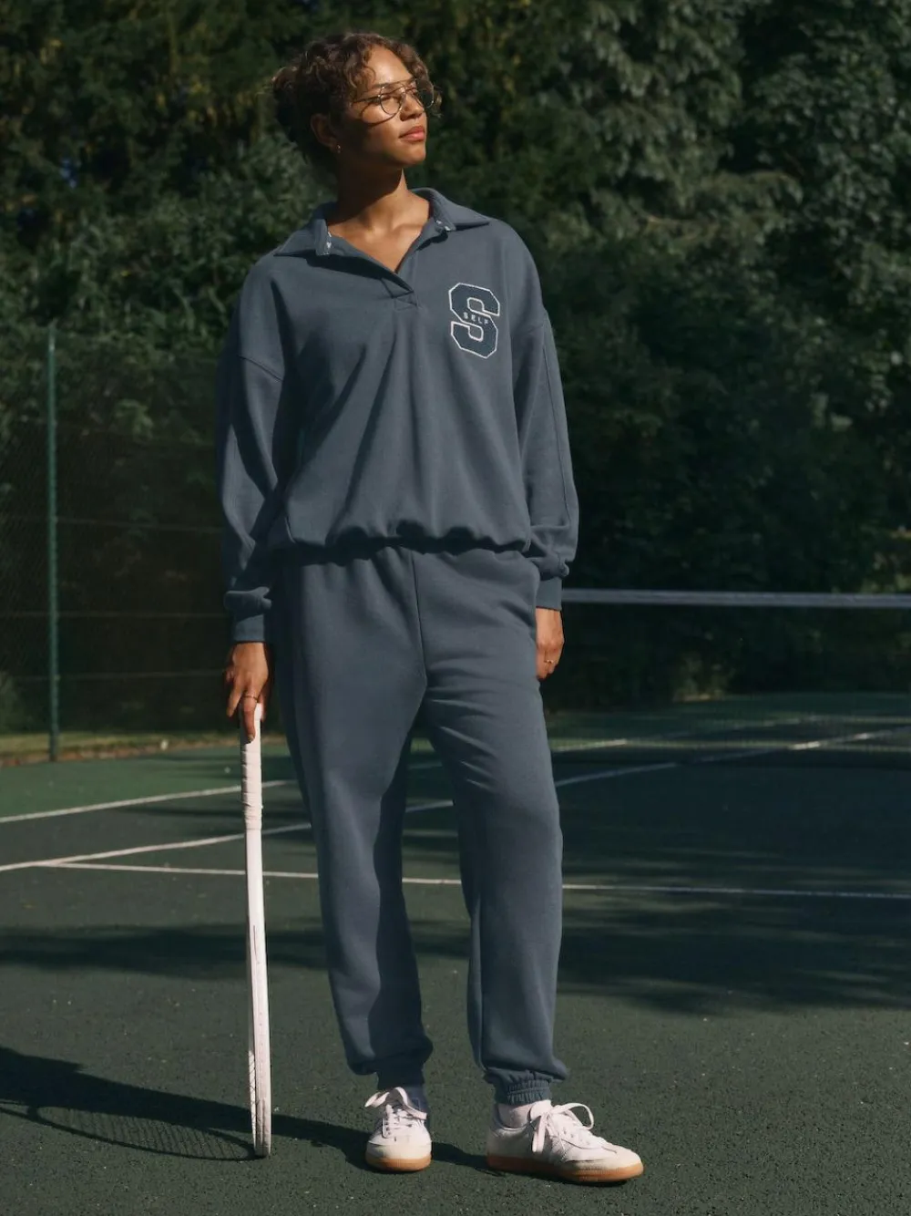 Online self. Rugby Sweatshirt Blue