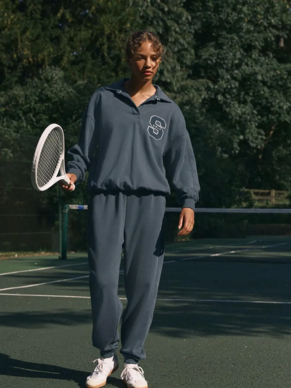 Online self. Rugby Sweatshirt Blue