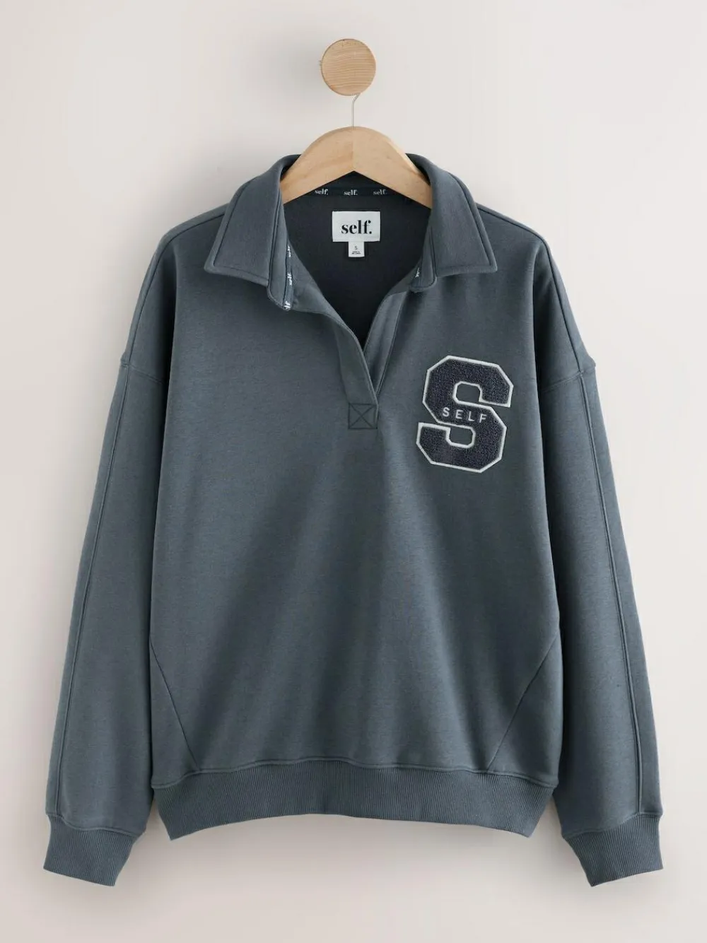 Online self. Rugby Sweatshirt Blue