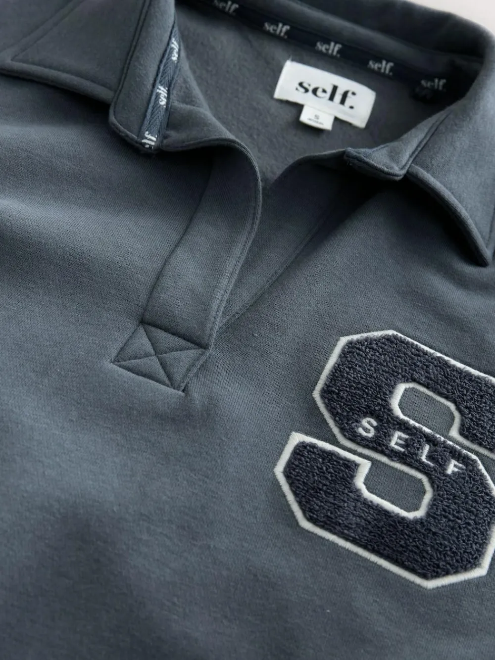 Online self. Rugby Sweatshirt Blue