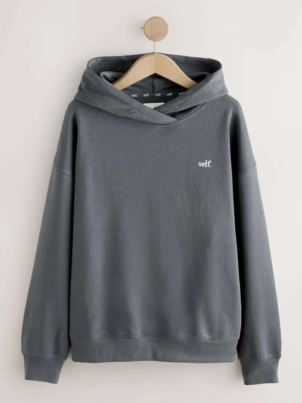 self. Charcoal Grey Hoodie^Women Loungewear|Hoodies & Sweatshirts