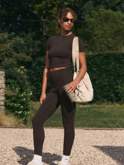 Discount self. Chocolate High Waist Leggings